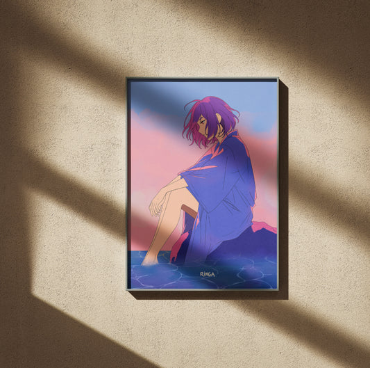 Contemplation crépusculaire - poster